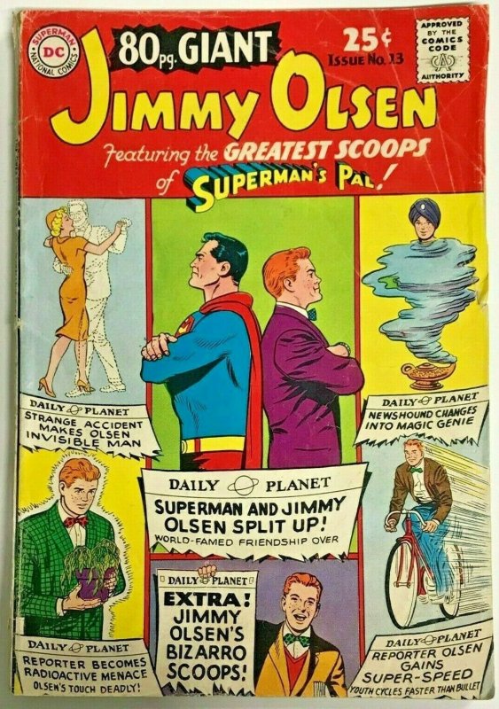 DC 80 PAGE GIANT#13 VG/FN 1965 JIMMY OLSEN DC SILVER AGE COMICS