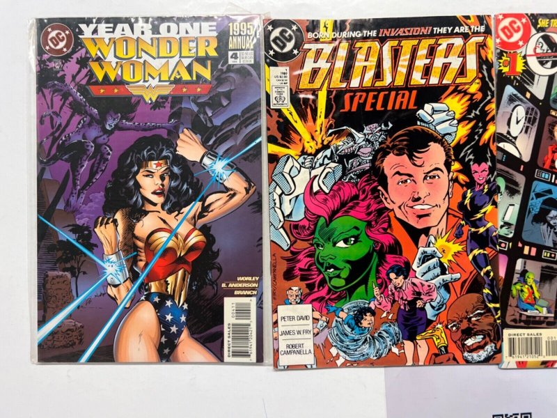 4 DC Comics Chase # 1 + Blasters # 1 + Wonder Woman # 4 + Atlantis # 1 87 JS46