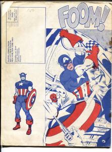 FOOM fanzine #8 1974- captain america john romita marvel comics G