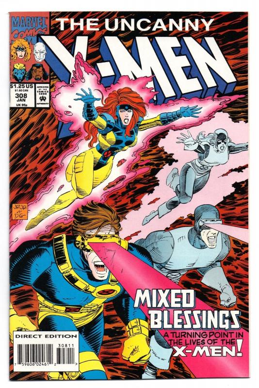 The Uncanny X-Men #308 (Jan 1994, Marvel) - Very Fine/Near Mint