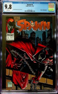 Spawn #5 (1992) - CGC 9.8 Cert#2077021005