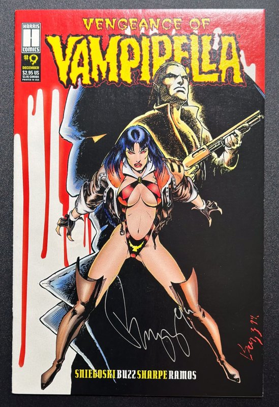 Vengeance of Vampirella #9 (1994) [Signed by Buzz] NM