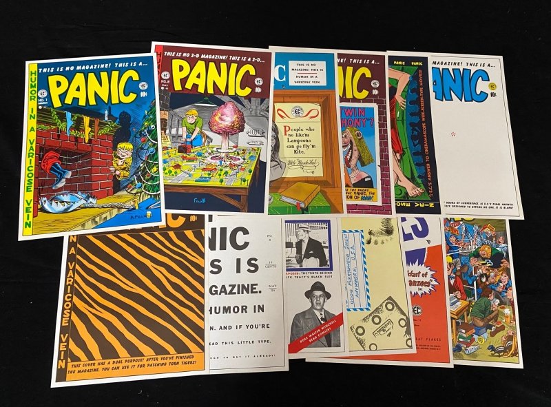 Panic 12 Cover Portfolio Russ Cochran EC comics 1985