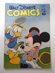Walt Disney's Comics & Stories #49 (1944) VG Condition moisture stain