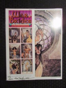 1994 WAR BRIDES Portfolio by Kim DeMulder 6 Prints 11x14 NM 9.4 Signed #738/2500