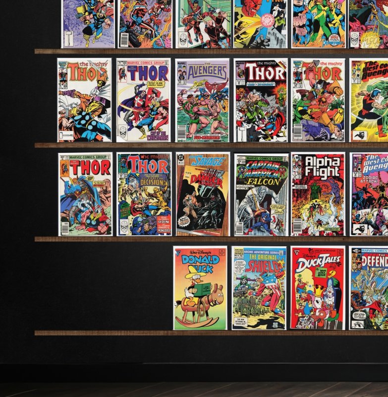 Huge Lot 150+ Comics with Thor, The Avengers, Alpha Flight & More!