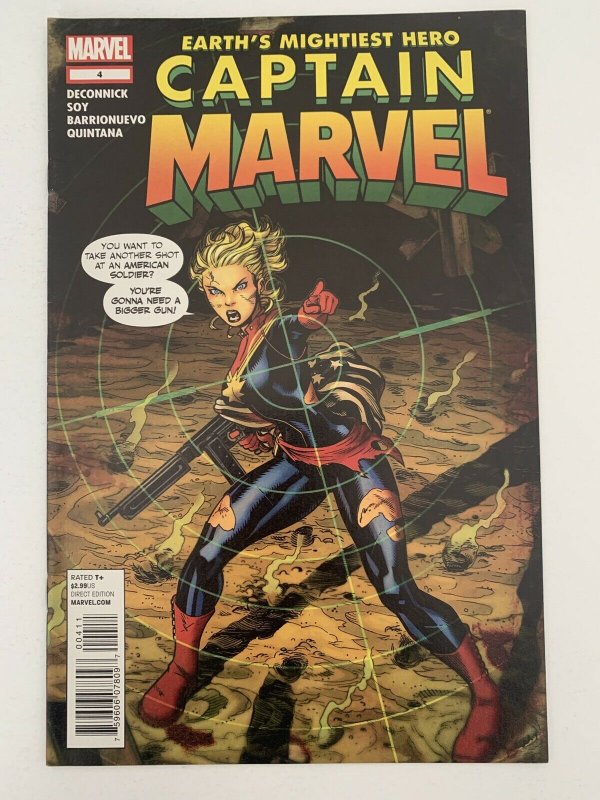 Captain Marvel 4 11/12 Earth's Mightiest Hero Ms Marvel Carol Danvers NM