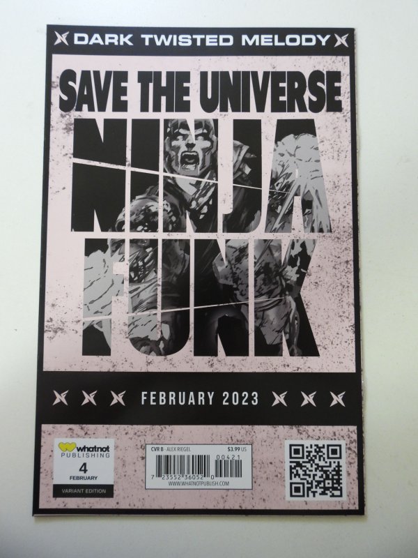 Ninja Funk #4 Signed W/ COA NM Condition