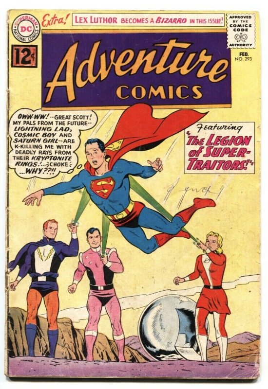 ADVENTURE COMICS #293 1st Legion of Super-Pets-comic book 1962