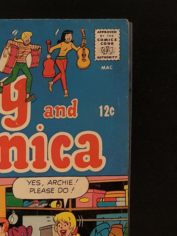 Archie's Girls Betty and Veronica #157 5.5 FN- Archie Comic - Jan 1969