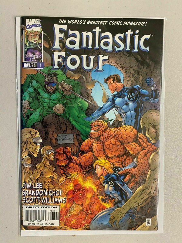 Fantastic Four #1 B Variant cover NM (2nd Series) (1996)