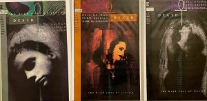 Deadth neil gaiman set:#1-3 6.0 FN (1993)