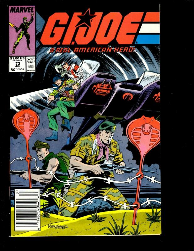 Lot of 12 GI Joe Comic Marvel 63 64 65 66 67 68 69 70 71 72 73 74 Snake Eyes DS1