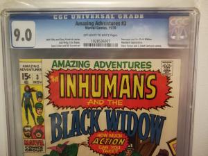 Amazing Adventures #3, Nov. 1970 CGC 9.0.