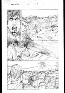 Marvel Age HULK #3 page 4 Original Penciled art by ALEX SANCHEZ 