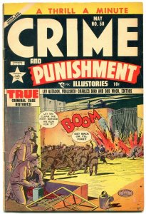 CRIME & PUNISHMENT #50 1952-CHARLES BIRO-LEV GLEASON FN/VF