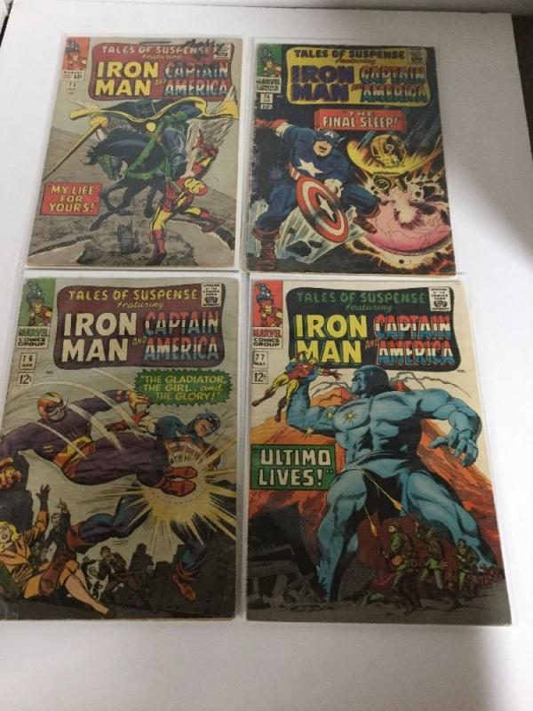 Tales Of Suspense 73 74 76 77 78 79 80 Gd+ - Vg+ Good+ - Very Good+ 2.5-4.5