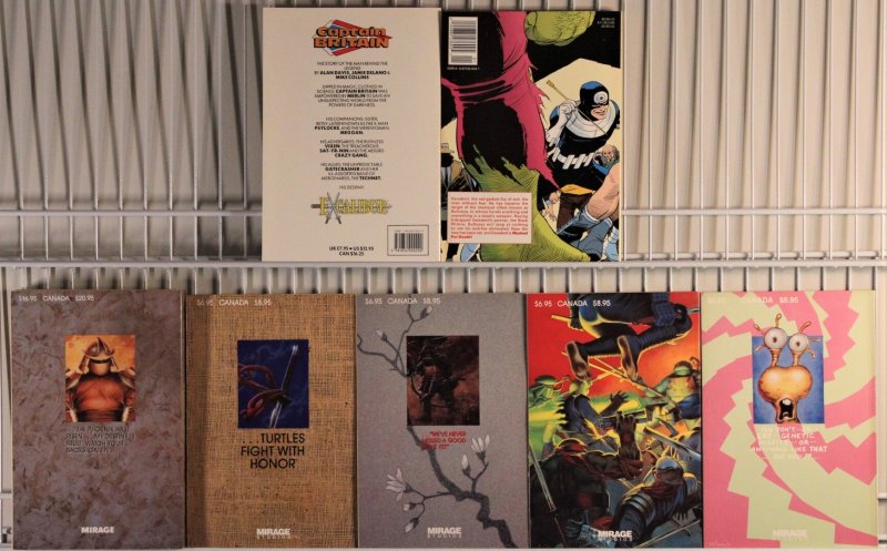 Lot of 7 XL Books (GN, TBP, Prestige Format) incl. TMNT!