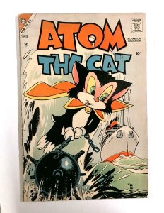 Atom The Cat  #10-1957 - early  Charlton Publications -Atomic Age Animal Humor-V