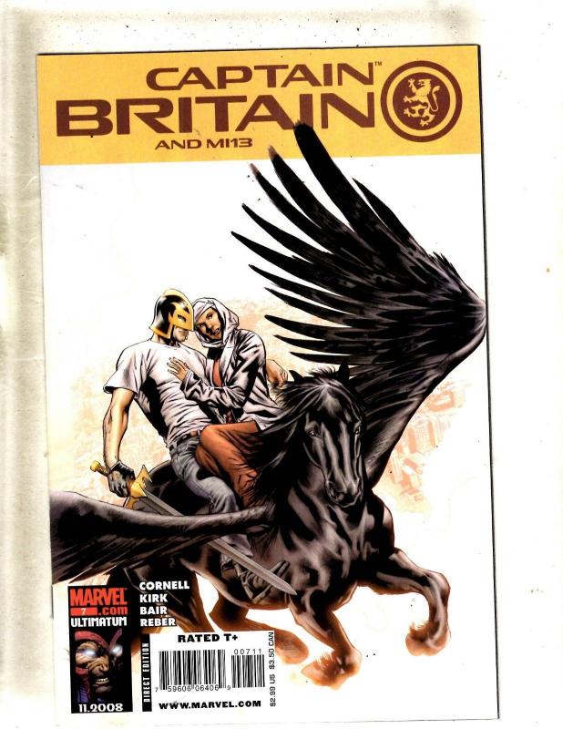 16 Captain Britain & MI13 Comics # 1 2 3 4 5 6 7 8 9 10 11 12 13 14 15 1 AN CJ13