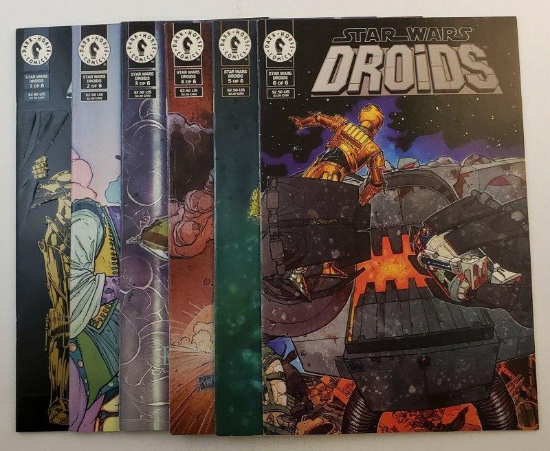 Star Wars Droids  #1-6 Complete Set High Grade NM Dark Horse 1994