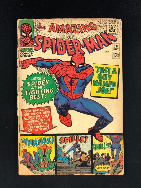 The Amazing Spider-Man #38 (1966) FR Final Steve Ditko Issue