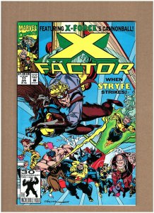 X-Factor #77 Marvel 1992 Wolfsbane Cannonball vs. Stryfe NM- 9.2