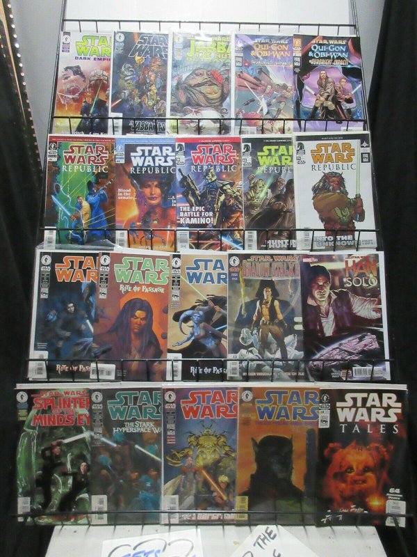 Star Wars Comics Mini-Library Dark Horse to Marvel Mini-Library Lot of 31Diff C