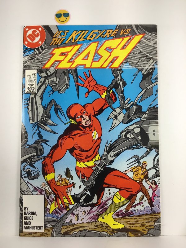 The Flash #3 (1987) nm KEY 1st Kilgore & 1st app of Tina McGee