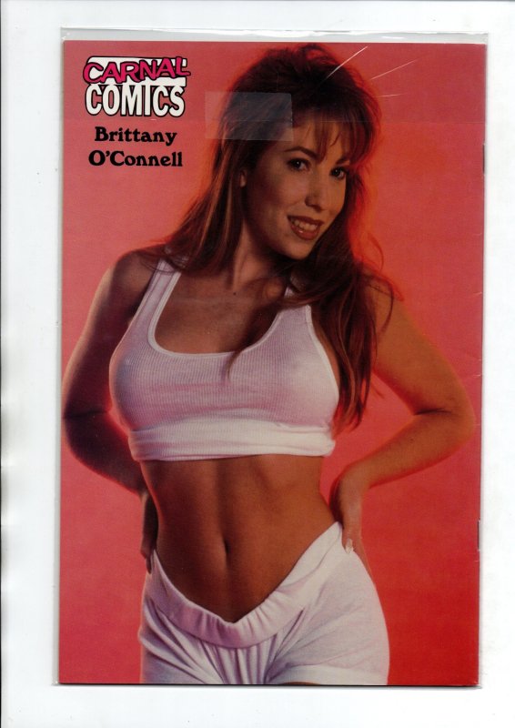 Brittany O'Connell #1 autographed - Carnal Comics - 1996 - VF