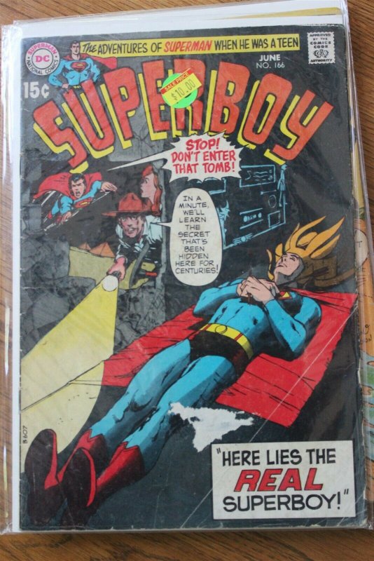 Superboy #166 (DC 1970) VG