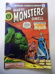 Where Monsters Dwell #30 (1974) FN- Condition