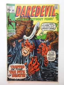 Daredevil #66 (1970) Tar Pits of Death! Sharp VG Condition!