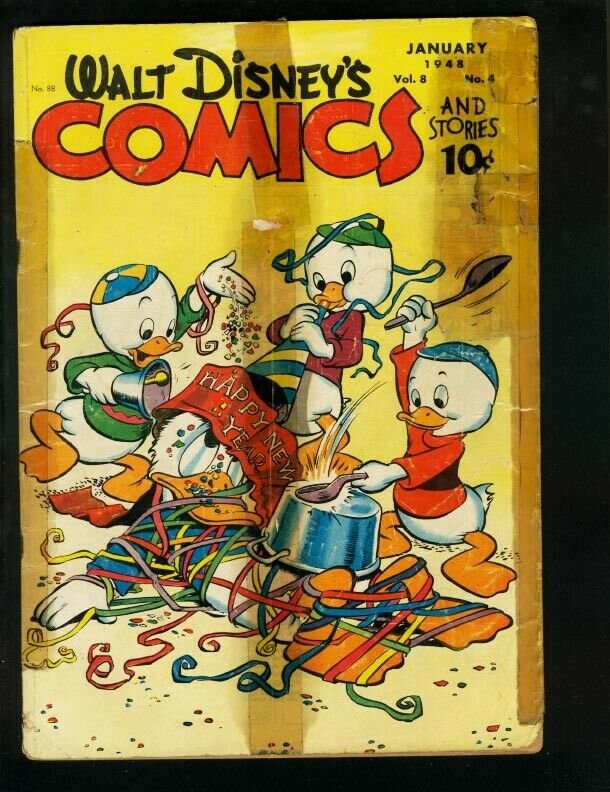 WALT DISNEY'S COMICS AND STORIES #88 CARL BARKS 1948 G