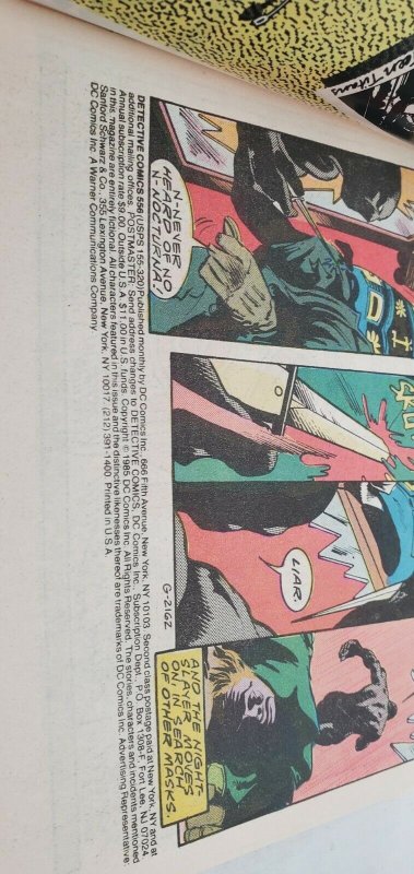 Detective Comics #556 (1985) BATMAN NOCTURNA KISS NM+