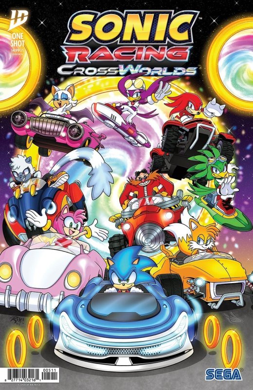 Sonic The Hedgehog Sonic Racing CrossWorlds #1 2026 Mack Cover B IDW EB49
