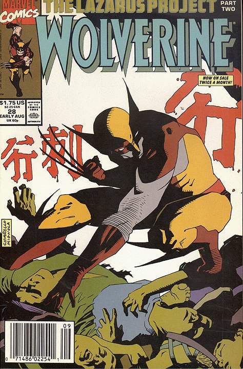 WOLVERINE  (1988 Series) (#1/2-189) (MARVEL) #28 Very Fine Comics Book