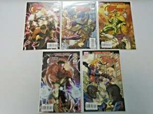 Dark Reign Young Avengers Set #1-5 8.0 VF (2009)