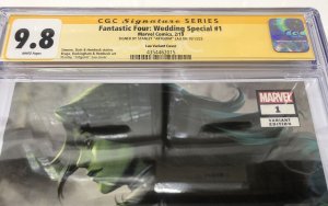 Fantastic Four : Wedding Special (2019) #1 (CGC 9.8 SS) Signed Stanley