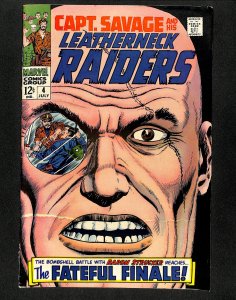Capt. Savage and His Leatherneck Raiders #4