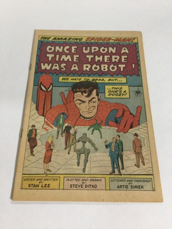 Amazing Spider-Man 37 Coverless Marvel Silver Age