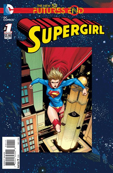 DC Comics New 52 Futures End Supergirl #1 3D Motion Variant Cover