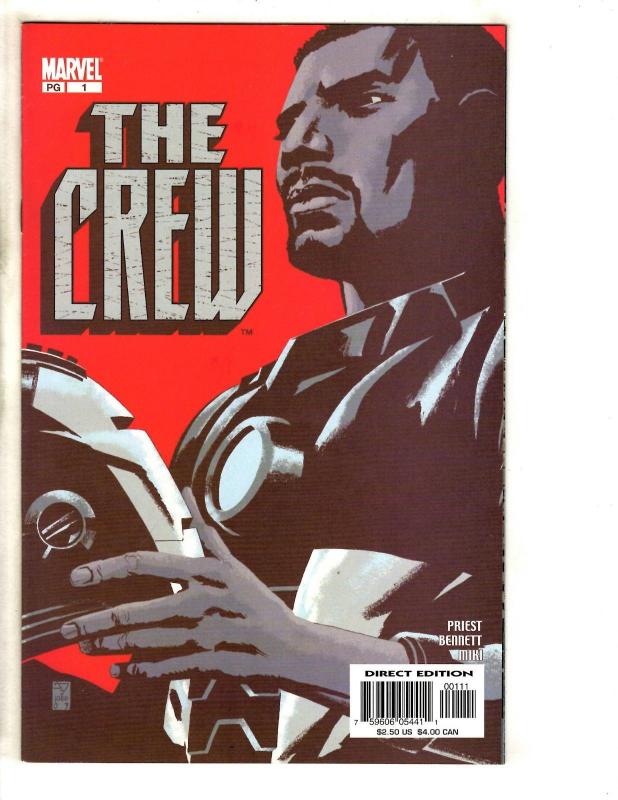 Lot Of 7 The Crew Marvel Comic Books # 1 2 3 4 5 6 7 Black Panther Iron Man CR39