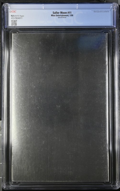Sailor Moon 11 1999 Mixx Silver Club Tokyo Comic Pop Convention Edition CGC 9 WP