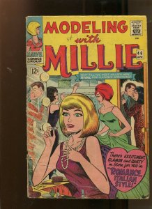 MODELING WITH MILLIE #46 (3.0) ROMANCE, ITALIAN STYLE! 1966