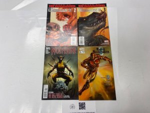 4 MARVEL comic books Ultimates 3 #2 3 Wolverine #1 Marvel Masterpiece #3 79 KM18