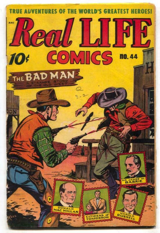 Real Life #44 1948-Schomburg cover- Dozsa G-