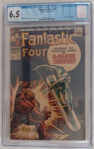 Fantastic Four #55 (1966) 6.5 OW/W CGC 4th app. Silver Surfer