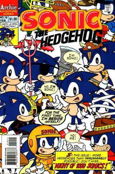 Sonic the Hedgehog #19 VF; Archie | save on shipping - details inside