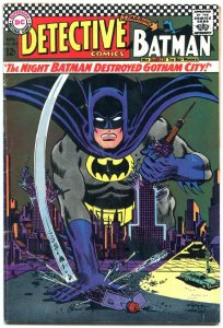 DETECTIVE COMICS #362 1967 Riddler DC Silver Age-BATMAN AND ROBIN fn